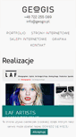 Mobile Screenshot of geogis.pl